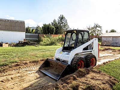 TX Mulching and Dozer Images Excavator grading driveway